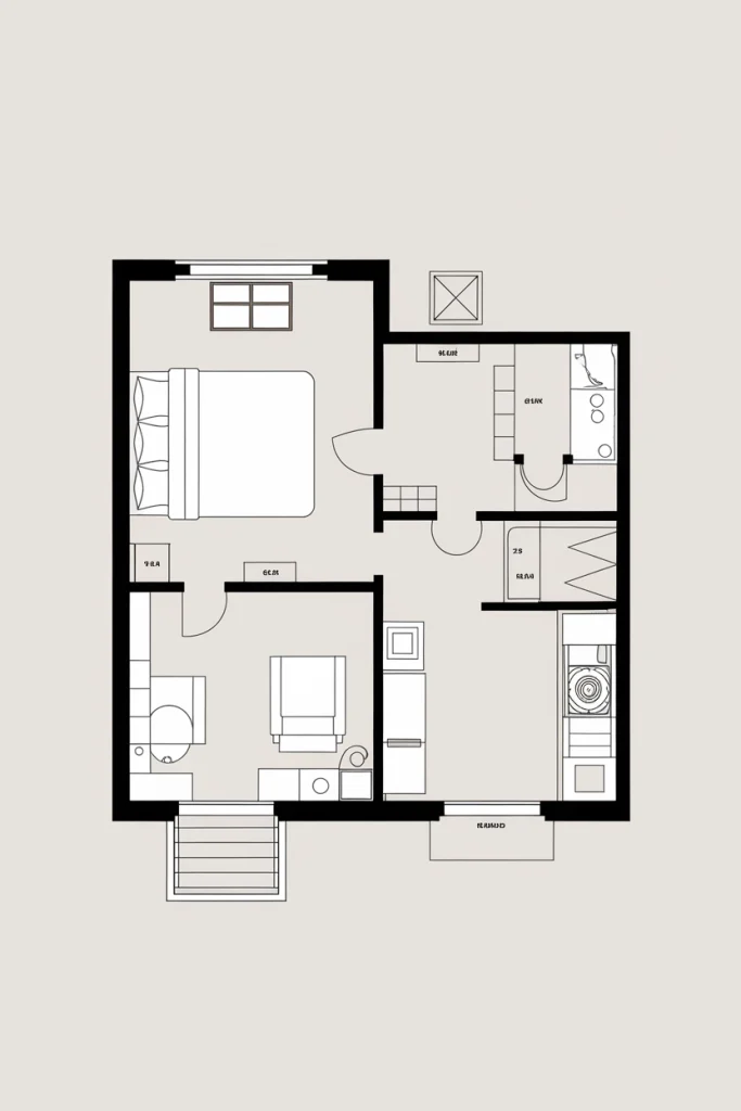 Small One Bedroom Apartment Ideas Layout Floor Plans