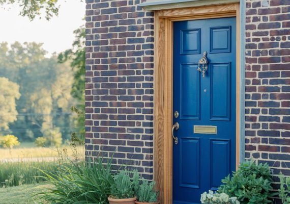 13 Front Door Colors for Brick Houses