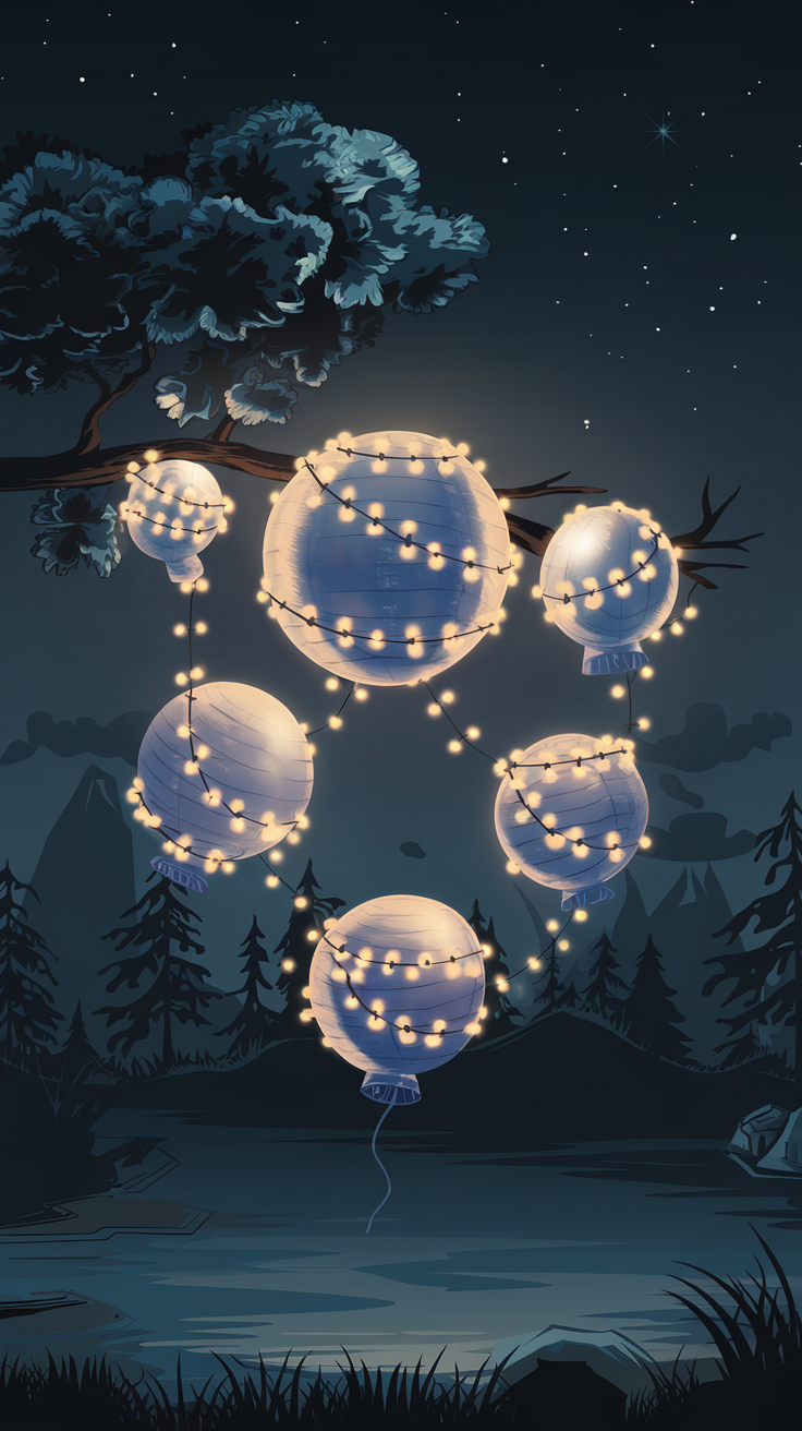 Balloon Lighting Ideas for an Ethereal, Floating Effect