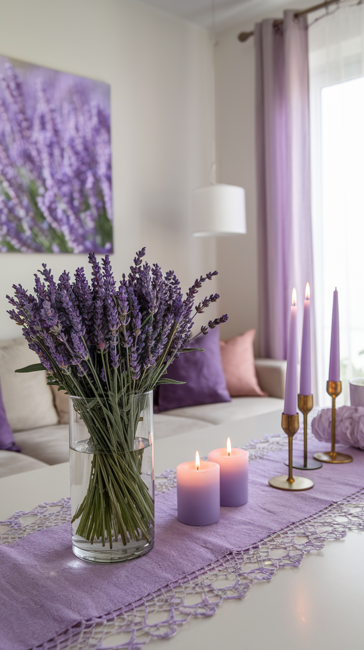 Lavender Décor Ideas to Soften and Refresh Your Rooms