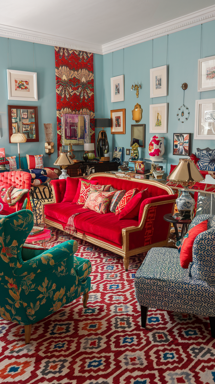 Bold Patterns and Colors to Elevate Your Space with Maximalist Magic