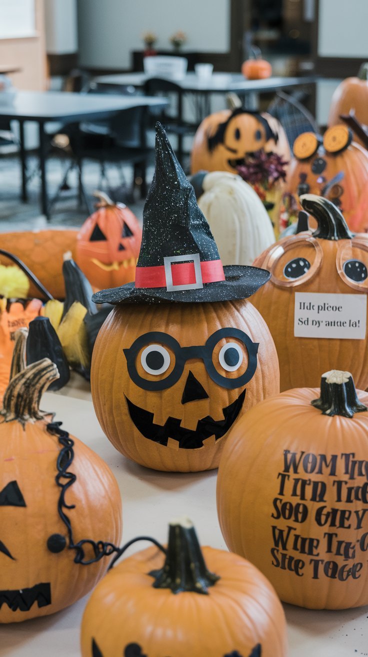 No-Carve Pumpkin Decorating Contest Ideas