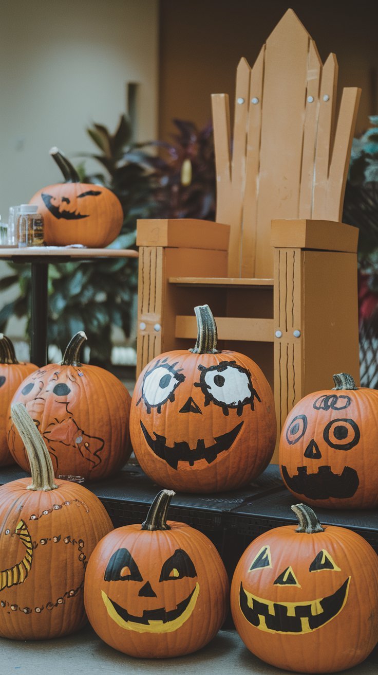 No-Carve Pumpkin Decorating Contest Ideas