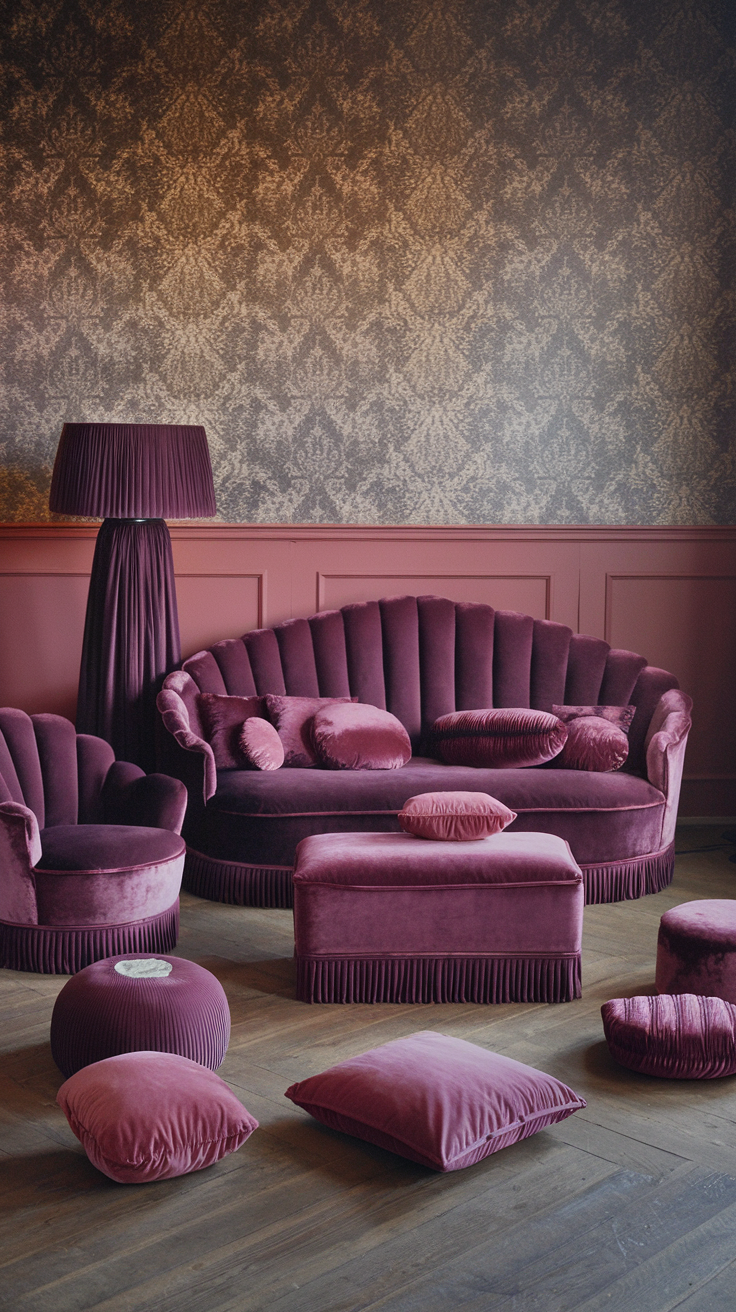 Velvet Texture Ideas for Luxurious, Cozy Interiors