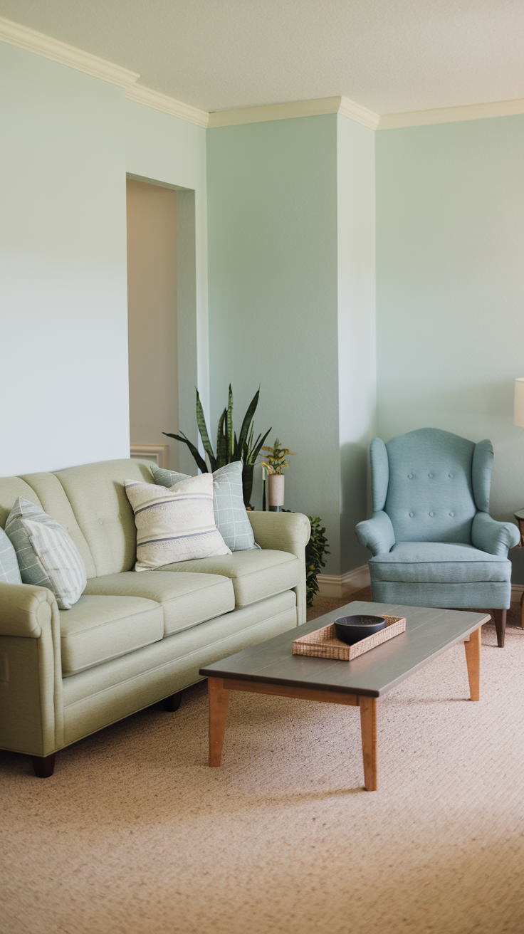 Sage and Blue Color Combos to Create Calming Living Spaces