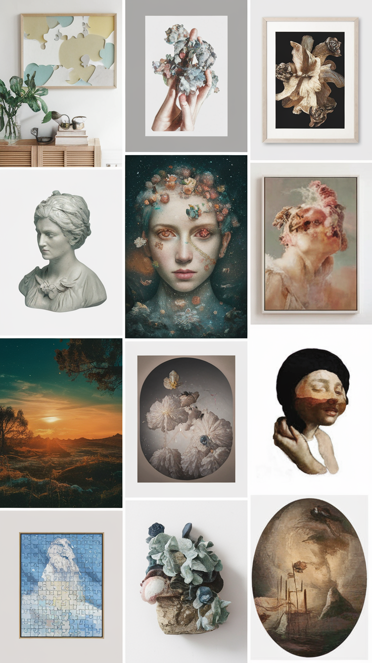 Dreamy Artwork Pieces to Create Serene, Ethereal Spaces