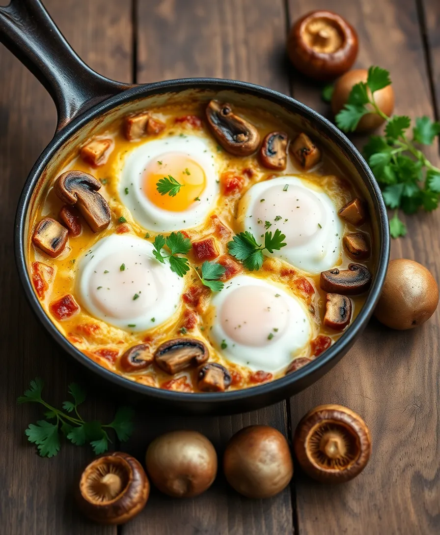 21 Protein-Packed Baked Cottage Cheese Eggs You'll Crave Every Morning (Wait Until You Try #9!) - 19. Savory Mushroom and Swiss