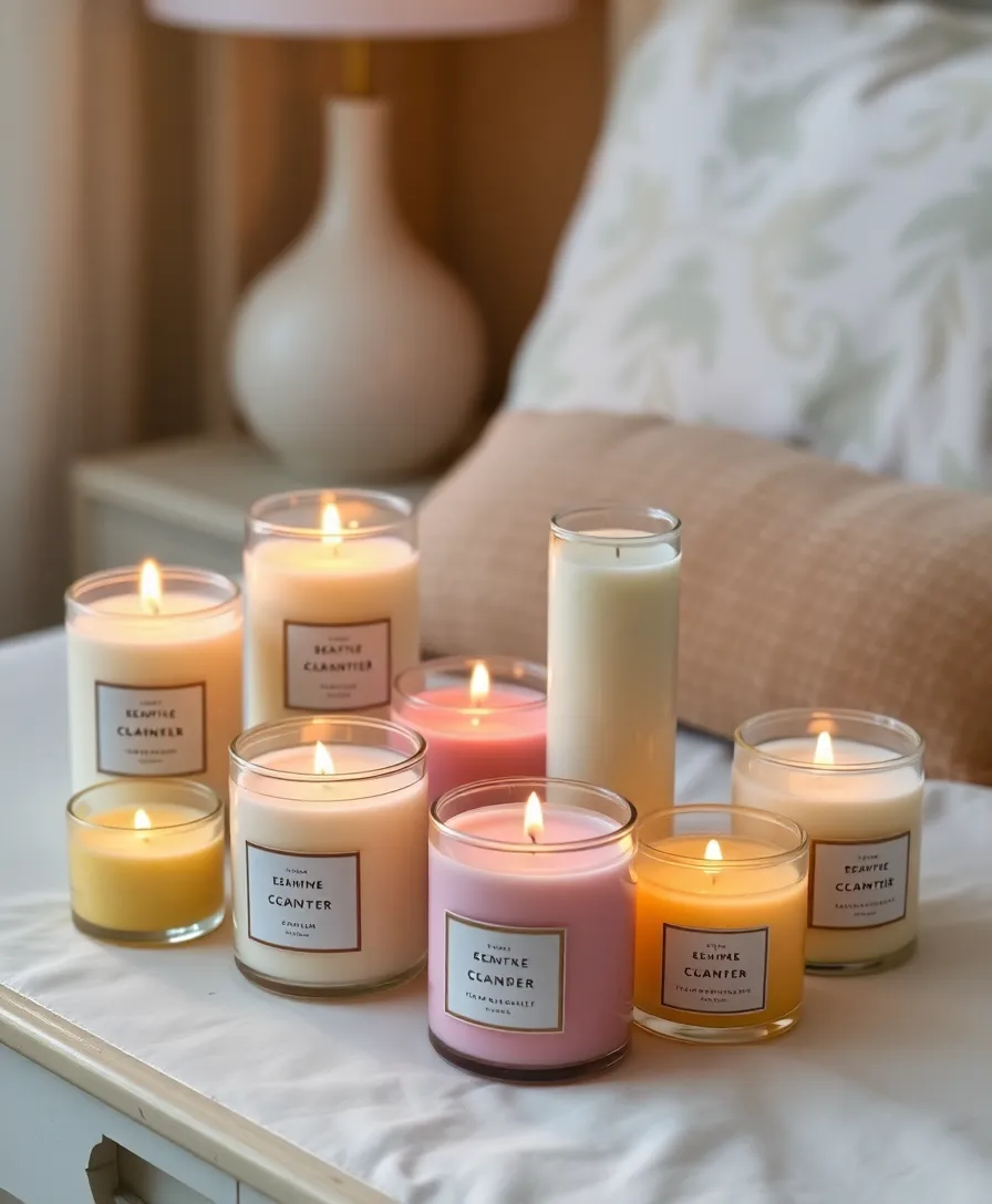 21 Cutecore Room Ideas That'll Make You Feel Like You're in a Dreamland! - 12. Sweet Scented Candles