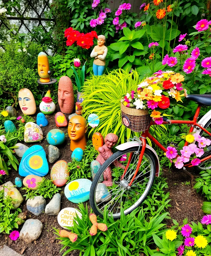 21 Whimsical Garden Whimsy Ideas That Will Spark Joy (You Won't Believe #7!) - 2. Colorful Garden Art