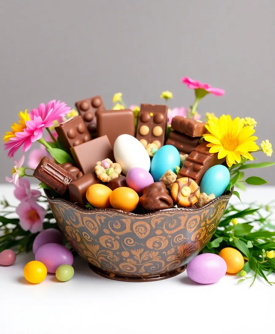 21 Eye-Catching Easter Centerpieces to Wow Your Guests (Don't Miss #6!) - 15. Chocolate Delight