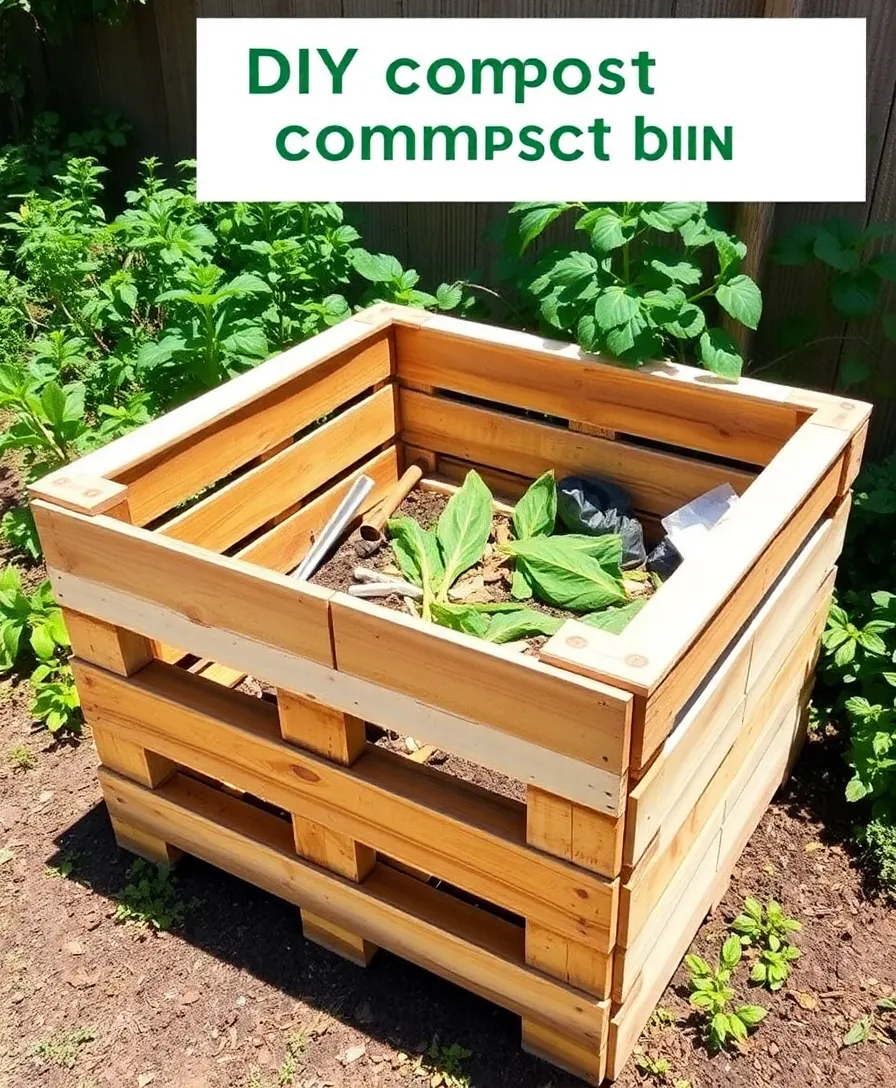 21 Budget-Friendly Small Garden Ideas That Will Transform Your Space! - 15. DIY Compost Bin