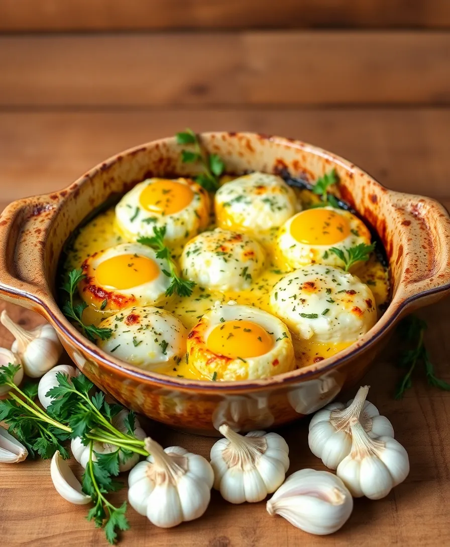 21 Protein-Packed Baked Cottage Cheese Eggs You'll Crave Every Morning (Wait Until You Try #9!) - 8. Herb and Garlic Infusion