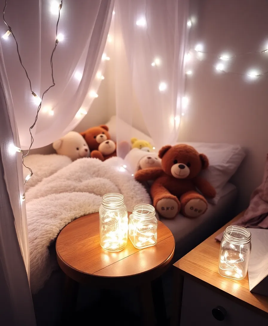 21 Cutecore Room Ideas That'll Make You Feel Like You're in a Dreamland! - 2. Whimsical Fairy Lights