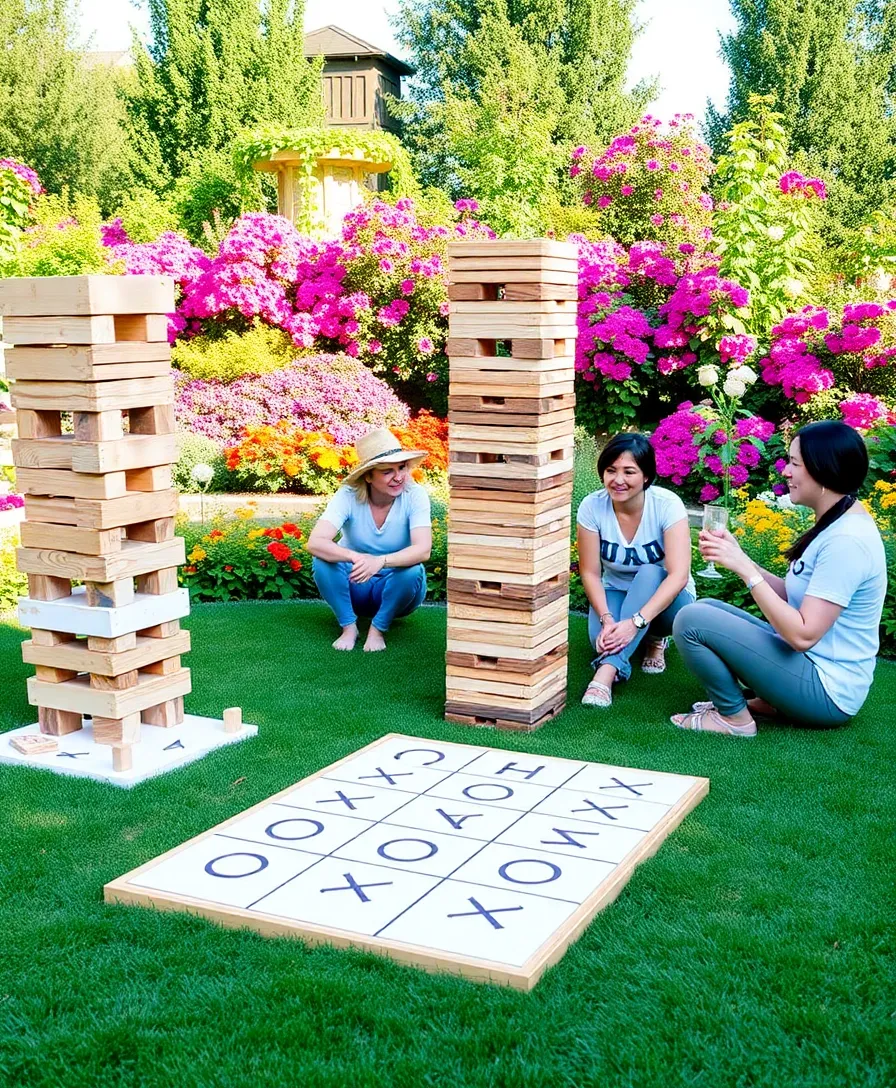 21 Whimsical Garden Whimsy Ideas That Will Spark Joy (You Won't Believe #7!) - 19. Giant Garden Games