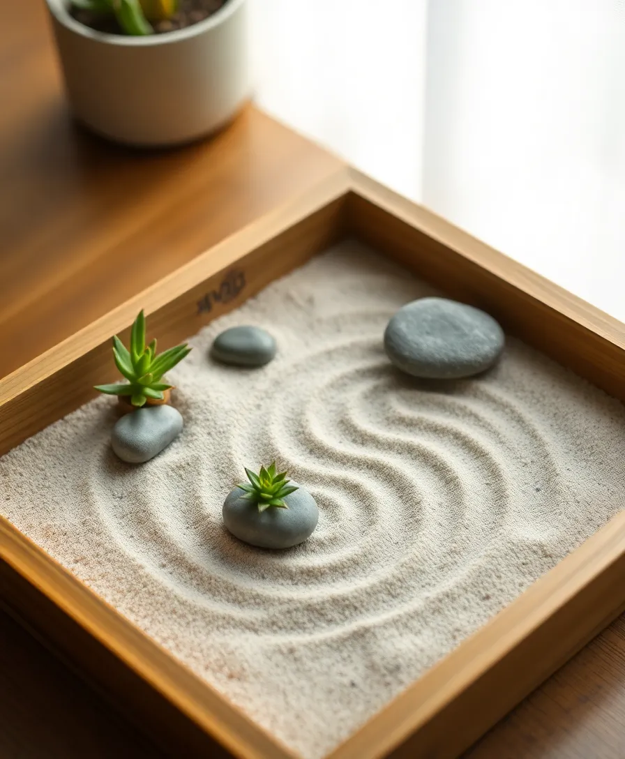 21 Budget-Friendly Small Garden Ideas That Will Transform Your Space! - 12. Miniature Zen Garden