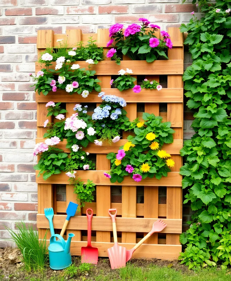 21 Budget-Friendly Small Garden Ideas That Will Transform Your Space! - 2. Vertical Garden with Pallets