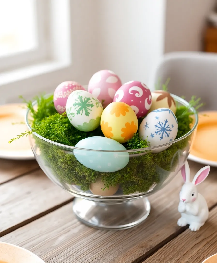 21 Eye-Catching Easter Centerpieces to Wow Your Guests (Don't Miss #6!) - 2. Egg-cellent Display