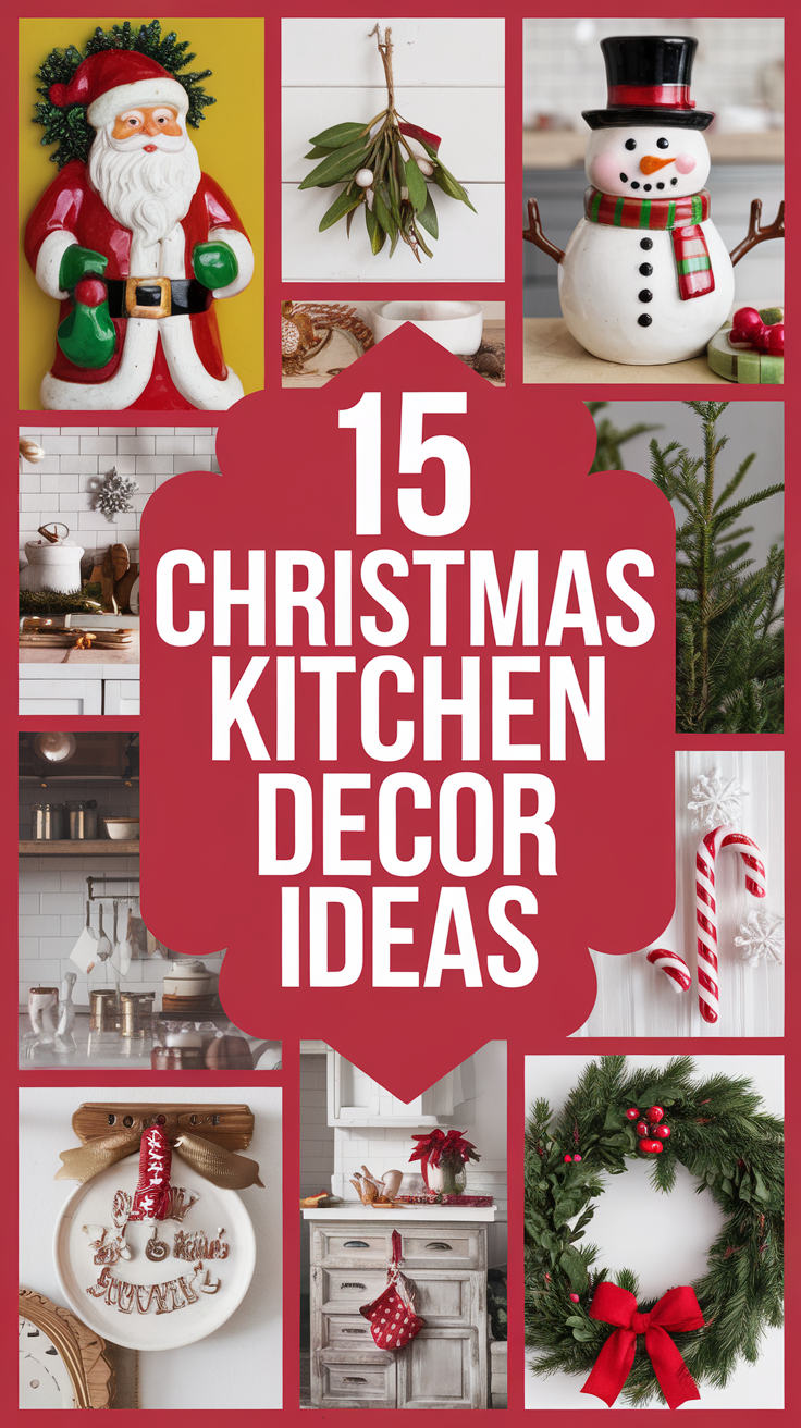 21 Christmas Kitchen Decor Ideas That'll Make You Feel the Holiday ...