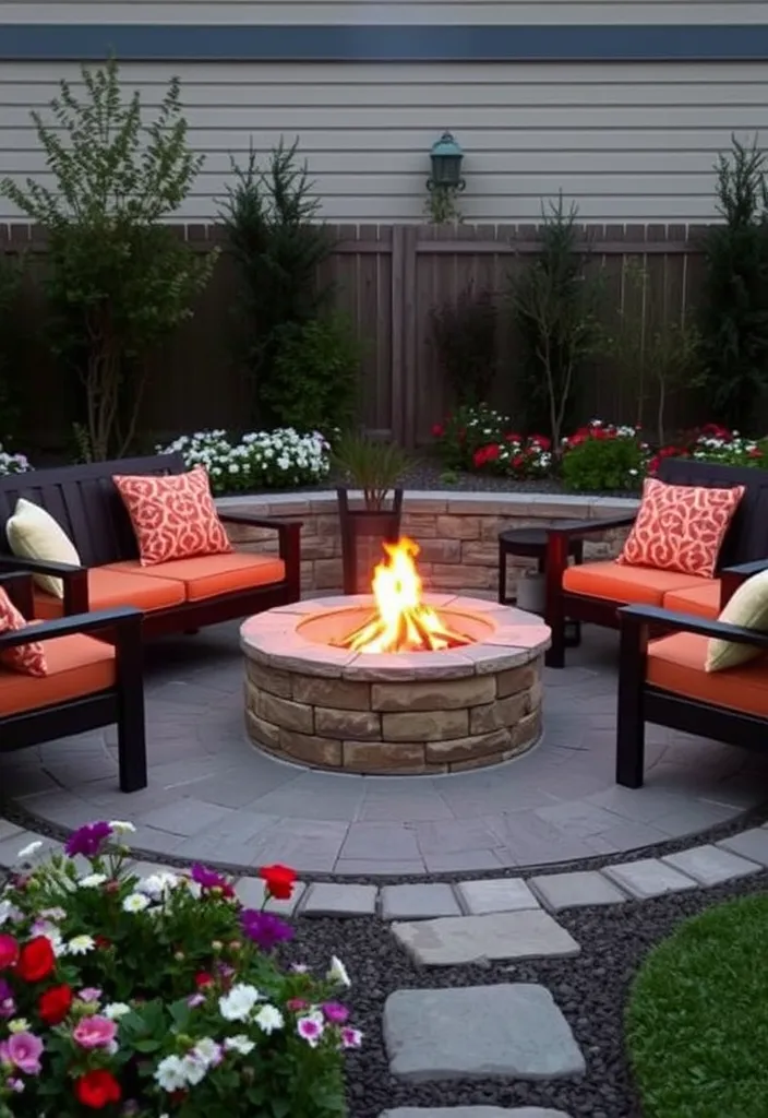 21 Small Garden Ideas to Transform Your Outdoor Space (You Won't Believe #15!) - 14. Outdoor Fire Pit