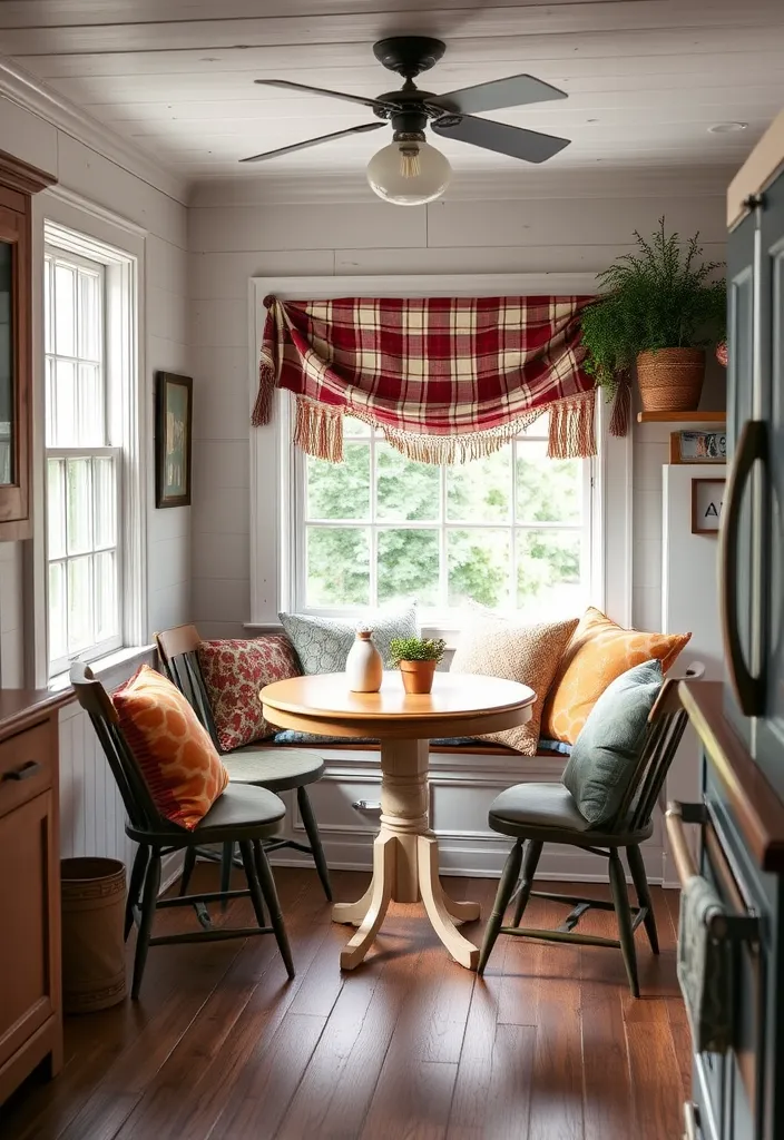 21 Vintage Farmhouse Kitchen Ideas That'll Make You Want to Cook in Style! - 21. Cozy Nooks