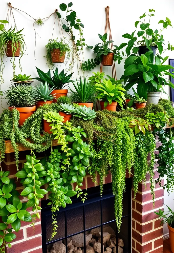 21 Spring Mantel Decorating Ideas That’ll Freshen Up Your Home (You Won't Believe #14!) - 15. Greenery Galore