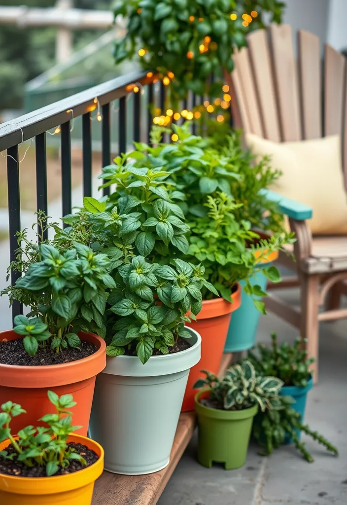 21 Stunning Outdoor Herb Garden Ideas That Will Inspire Your Green Thumb! - 4. Container Herb Garden