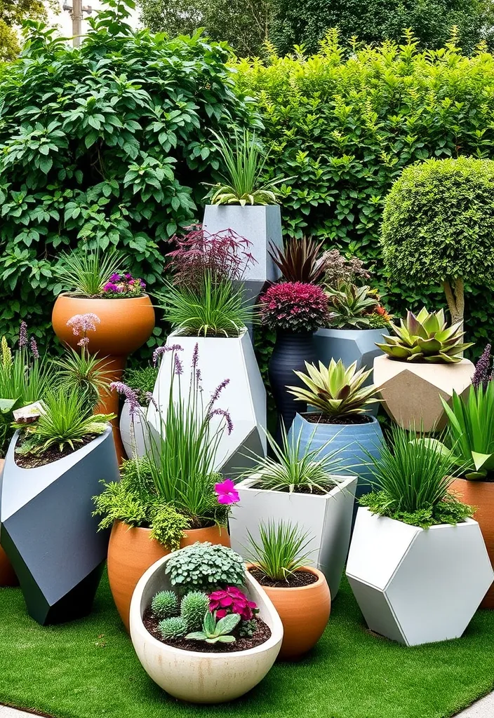 21 Decorative Garden Planters That Will Make Your Neighbors Jealous (Check Out #12!) - 12. Uniquely Shaped Planters