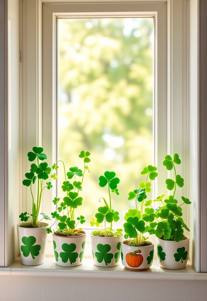 21 Stunning St. Patrick's Day Decorations That Will Transform Your Home into a Lucky Oasis! - 9. Lucky Clover Plants