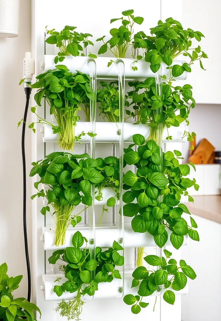 21 Container Gardening Hacks for Beginners That Will Transform Your Space! - 14. Try Vertical Hydroponics