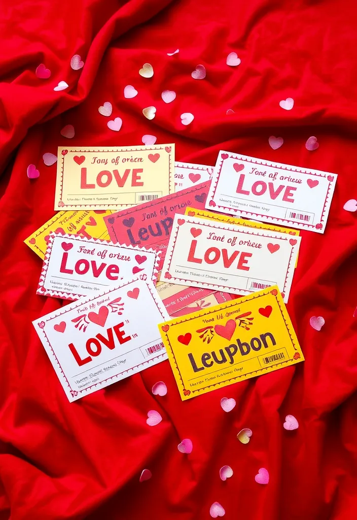 21 DIY Valentine's Gifts for Your Boyfriend That Will Make His Heart Melt! - 2. Love Coupons