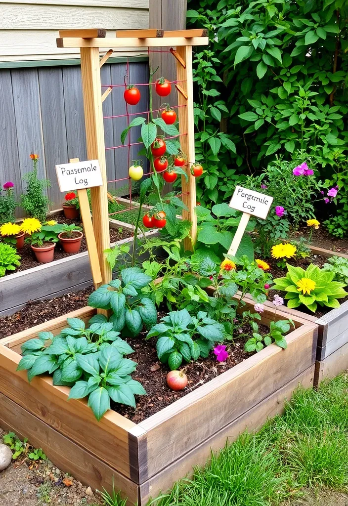 21 Small Garden Ideas to Transform Your Outdoor Space (You Won't Believe #15!) - 3. Edible Garden Delight