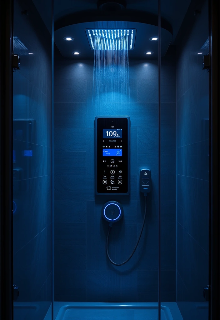 19 Luxury Bathroom Remodel Shower Ideas That Will Make You Feel Like Royalty! - 5. High-Tech Shower Experience