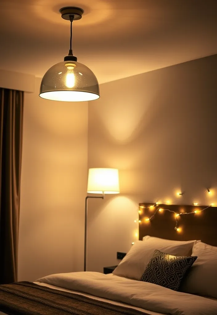 21 Bedroom Refresh Ideas That'll Make You Say 'Wow, I Need This!' - 5. Experiment with Lighting