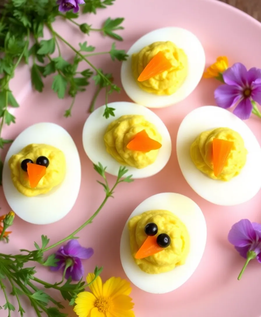 21 Creative Easter Appetizers That Will Wow Your Guests (You Won't Believe #5!) - 1. Deviled Egg Chicks