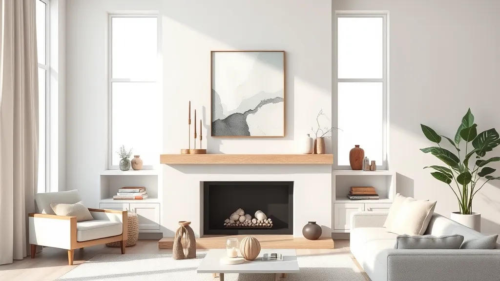 21 Minimalist Living Room Mantle Decor Ideas That Scream Elegance!