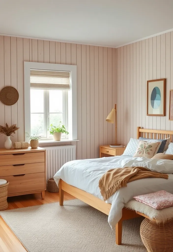 21 Unique Bedroom Designs That Bring Vintage Charm to Life (Don't Miss #3!) - 15. Timeless Scandinavian Vintage