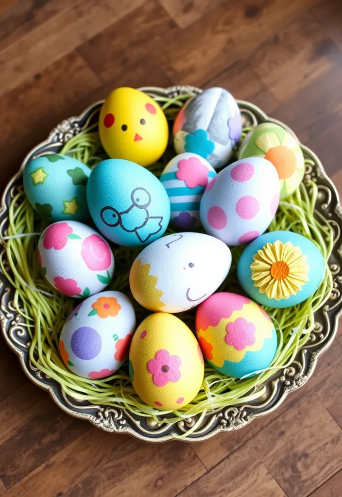 21 DIY Easter Decorations That'll Make Your Home Look Spring-Ready (You Won't Believe #8!) - 14. Paper Mache Eggs