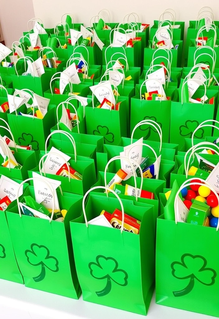 21 Stunning St. Patrick's Day Decorations That Will Transform Your Home into a Lucky Oasis! - 21. St. Patrick's Day Gift Bags