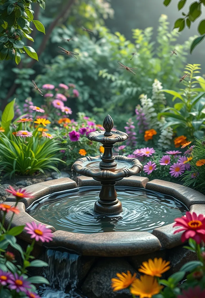 21 Small Garden Ideas to Transform Your Outdoor Space (You Won't Believe #15!) - 10. Water Features