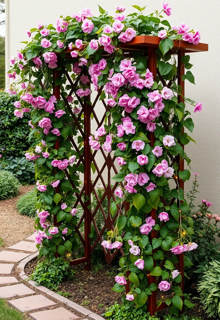 21 Small Garden Ideas to Transform Your Outdoor Space (You Won't Believe #15!) - 12. Garden Trellis