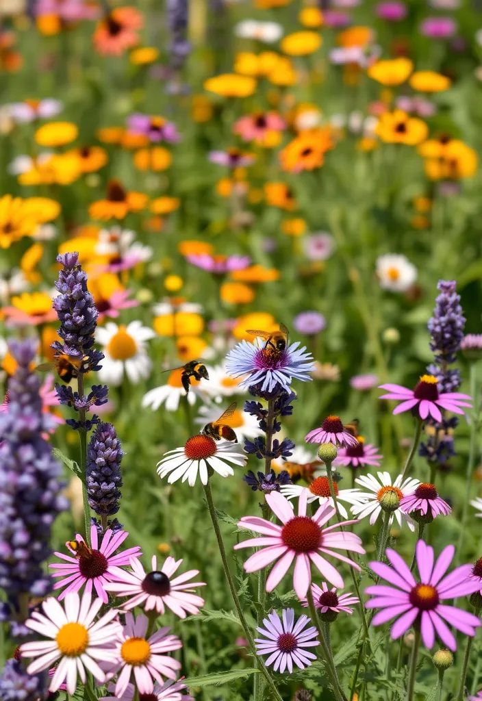 21 Stunning Outdoor Herb Garden Ideas That Will Inspire Your Green Thumb! - 13. Herb Garden for Pollinators