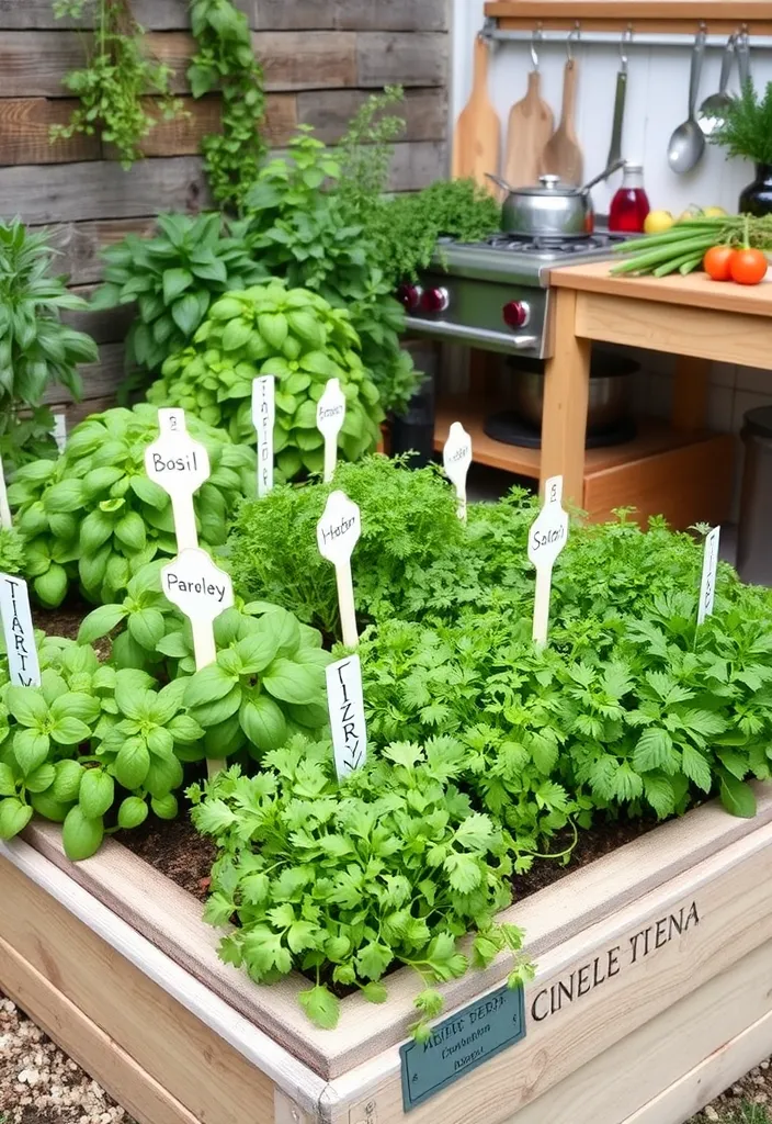 21 Stunning Outdoor Herb Garden Ideas That Will Inspire Your Green Thumb! - 15. Herb Garden for Culinary Use