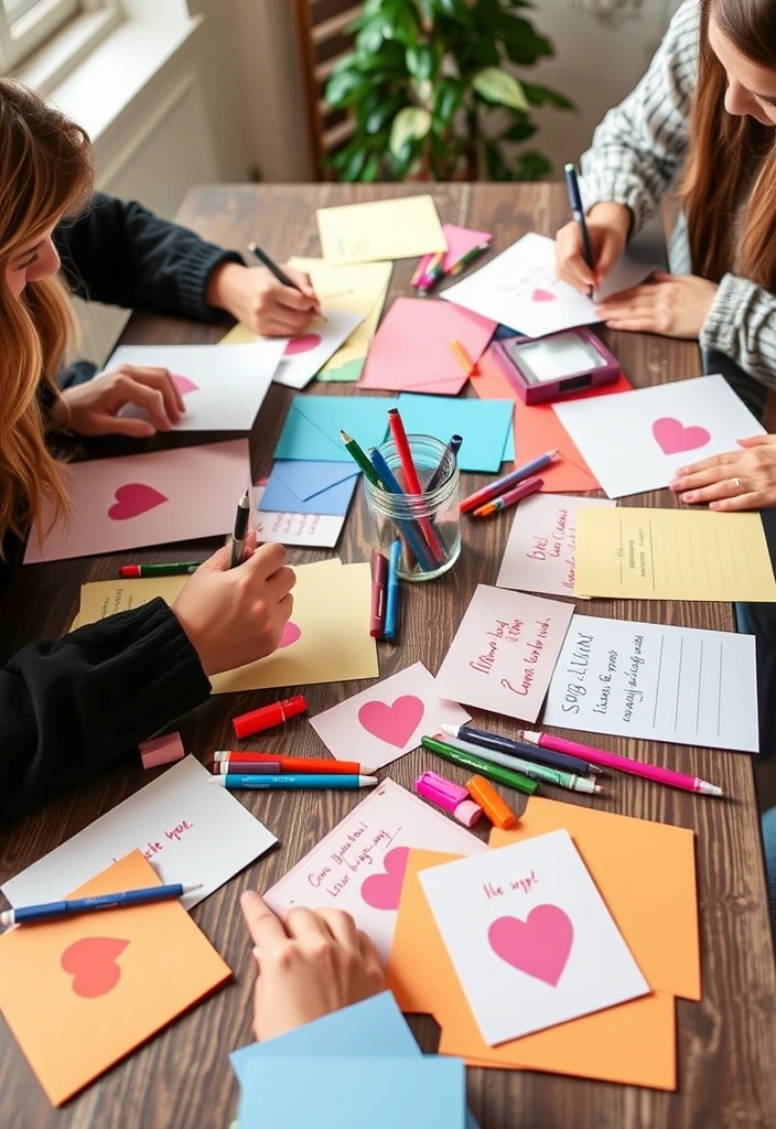 21 Fun Galentine's Party Decor Ideas That Will Make Your Friends Swoon! - 10. Love Notes Station