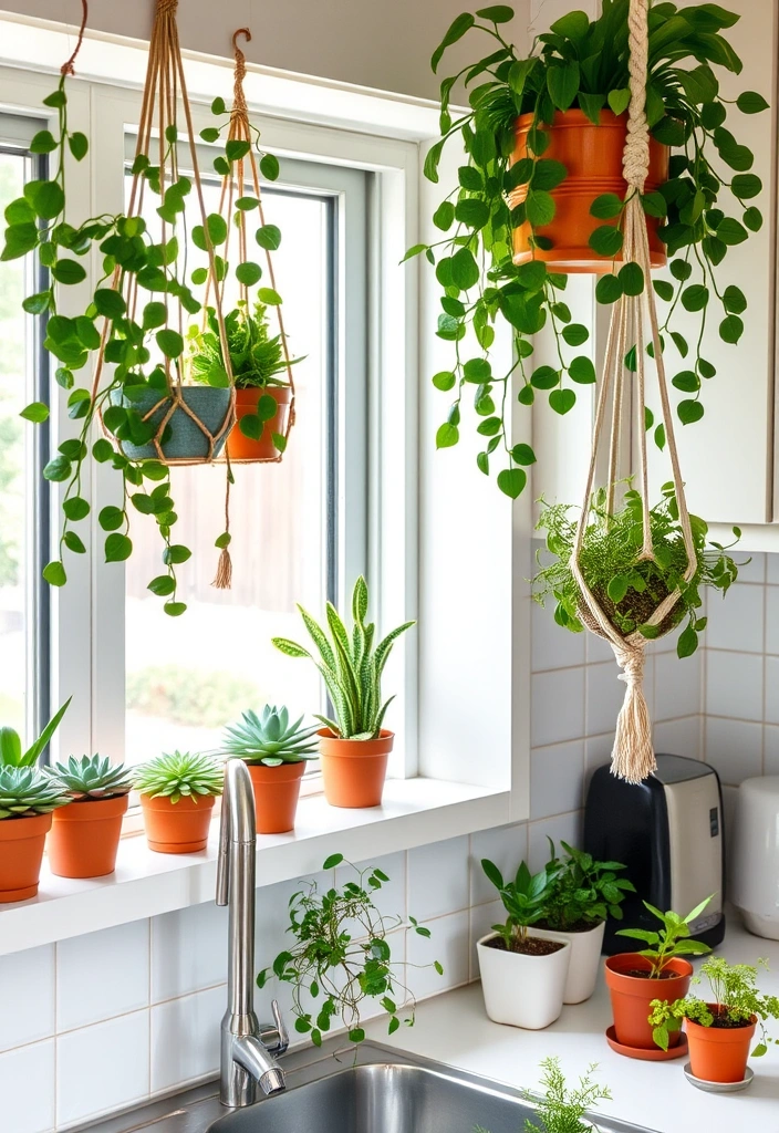 21 Cozy Kitchen Decor Ideas That'll Make You Want to Cook All Day! - 13. Greenery and Plants