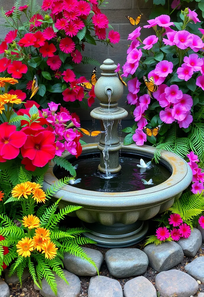 21 Courtyard Garden Ideas That Will Transform Your Small Space into a Lush Paradise! - 4. Water Features: A Splash of Serenity