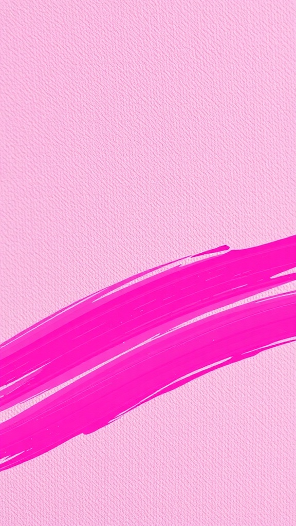 Abstract pink brush strokes on a pink background