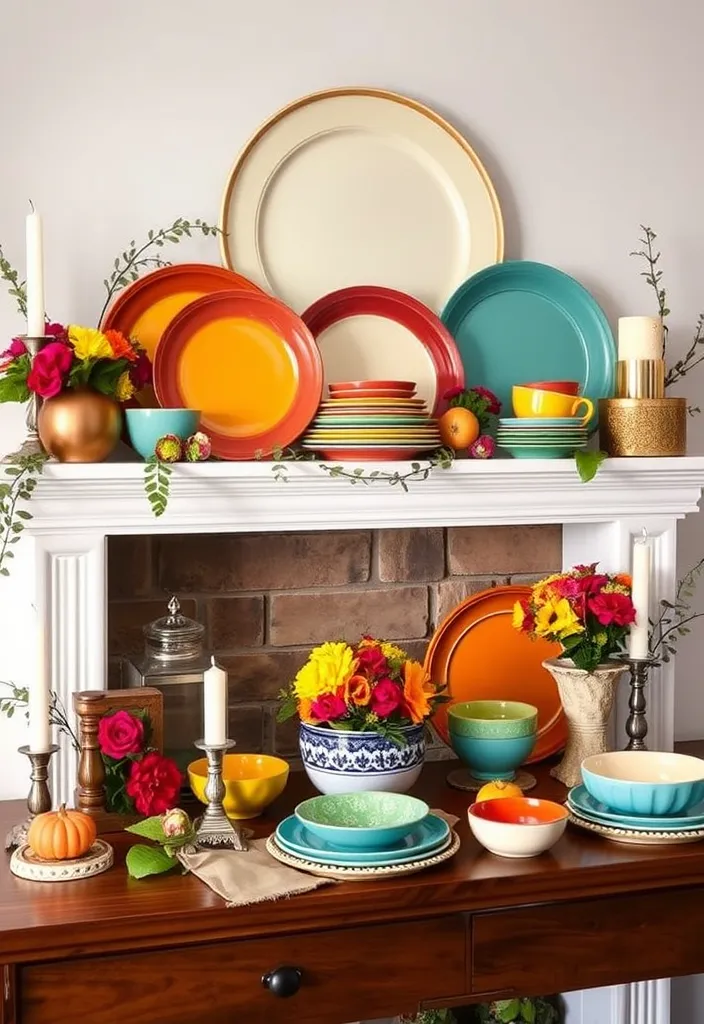 21 Spring Mantel Decorating Ideas That’ll Freshen Up Your Home (You Won't Believe #14!) - 19. Seasonal Tableware