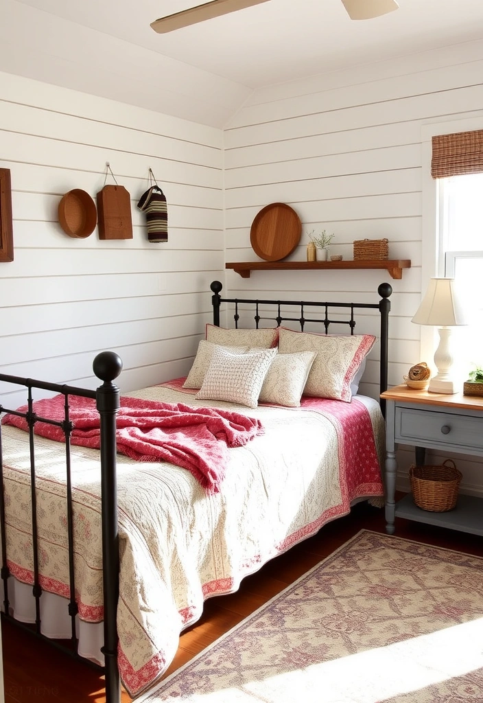 21 Shabby Chic Bedrooms That'll Make You Swoon Over Their Vintage Charm! - 6. Cottage Charm