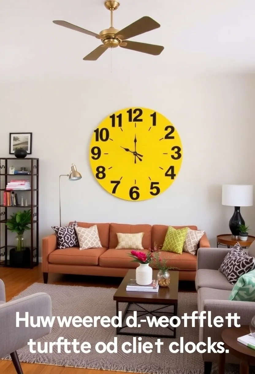 21 Thrift Flip Decor Ideas That Will Transform Your Home on a Budget! - 21. Thrifted Wall Clock Makeover