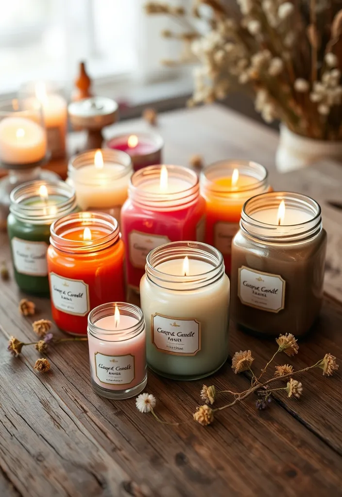 21 DIY Valentine's Gifts for Your Boyfriend That Will Make His Heart Melt! - 4. Handmade Candles